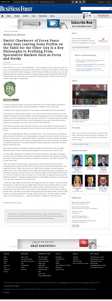 Dmitri Chavkerov | Speculator Attitude -Business First of Buffalo- Greed Factor